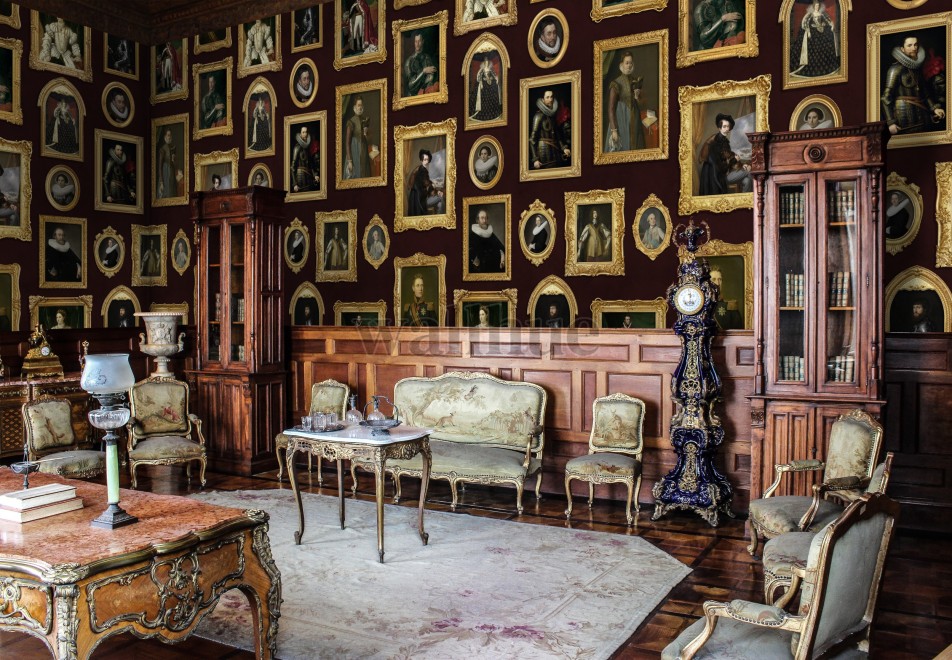 Renaissance Portrait Gallery Wallpaper Mural