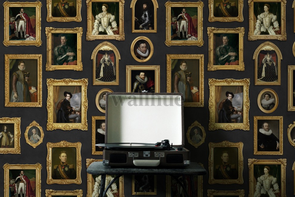 Renaissance Portrait Gallery Wallpaper Mural