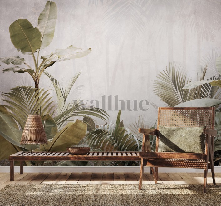 Tropical Rainforest Palm Wallpaper Mural