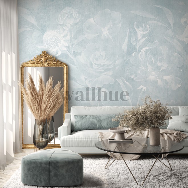 Soft Bohemian Elegance Flower Wallpaper Mural