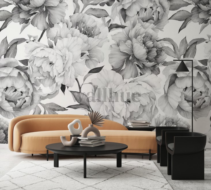 Soft Rose Floral Delicacy Wallpaper Mural