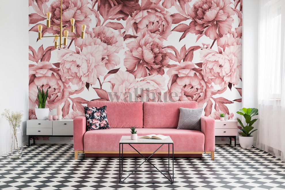 Soft Rose Floral Delicacy Wallpaper Mural