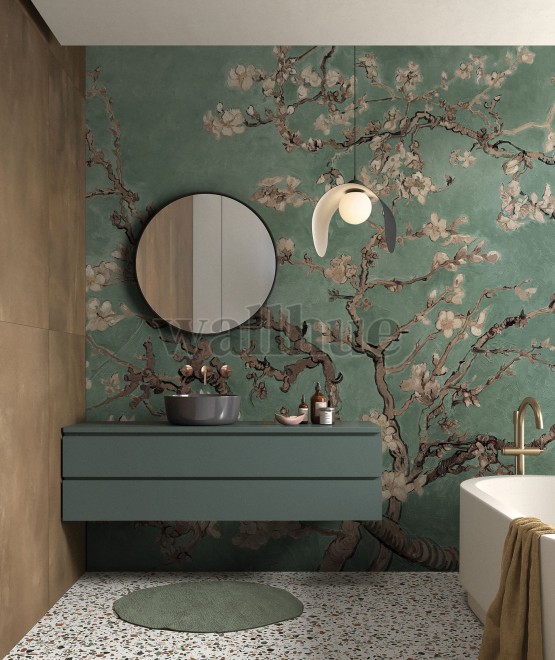 Van Gogh Almond Blossom Oil Paint Wallpaper Mural 