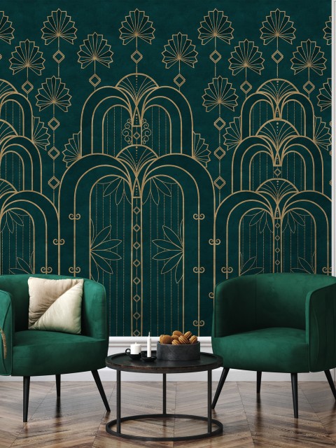 Geometric Lines Pattern Wallpaper Mural