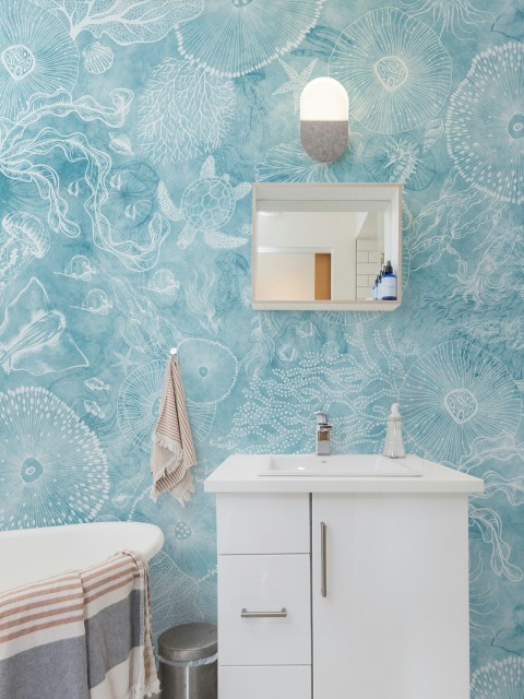 Aqua Marine Life Ocean Wallpaper Mural