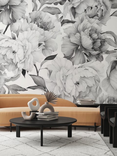 Soft Rose Floral Delicacy Wallpaper Mural