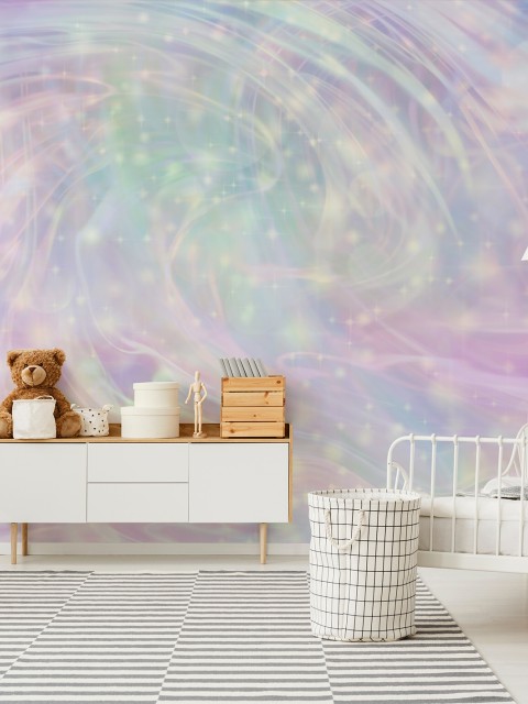 Magical Swirly Sky Kids Wallpaper Mural