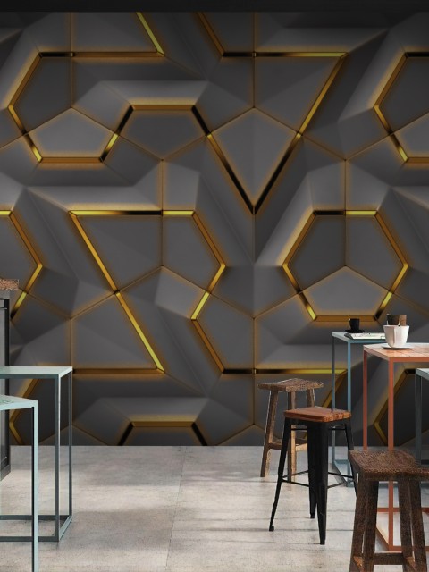 Geometric Elegance Premium Wallpaper Mural