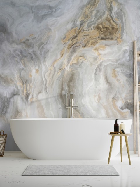 Enchanted Abstract Marble Design Wallpaper Mural