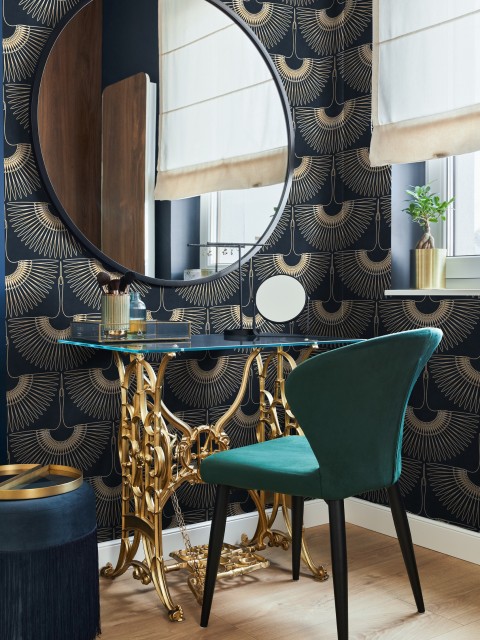 Japanese Crane Harmony Pattern Wallpaper Mural