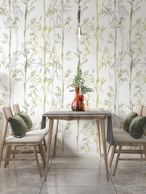 Zen Bamboo Serenity Nature Wallpaper Mural
