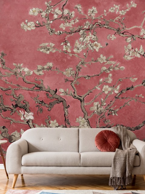 Van Gogh Almond Blossom Oil Paint Wallpaper Mural 