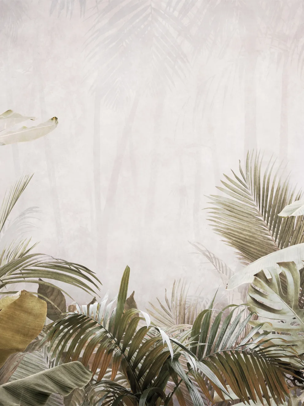 Tropical Rainforest Palm Wallpaper Mural