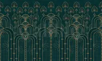 Geometric Lines Pattern Wallpaper Mural