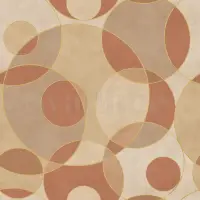 Opulent Circular Patterns Teal Wallpaper Mural