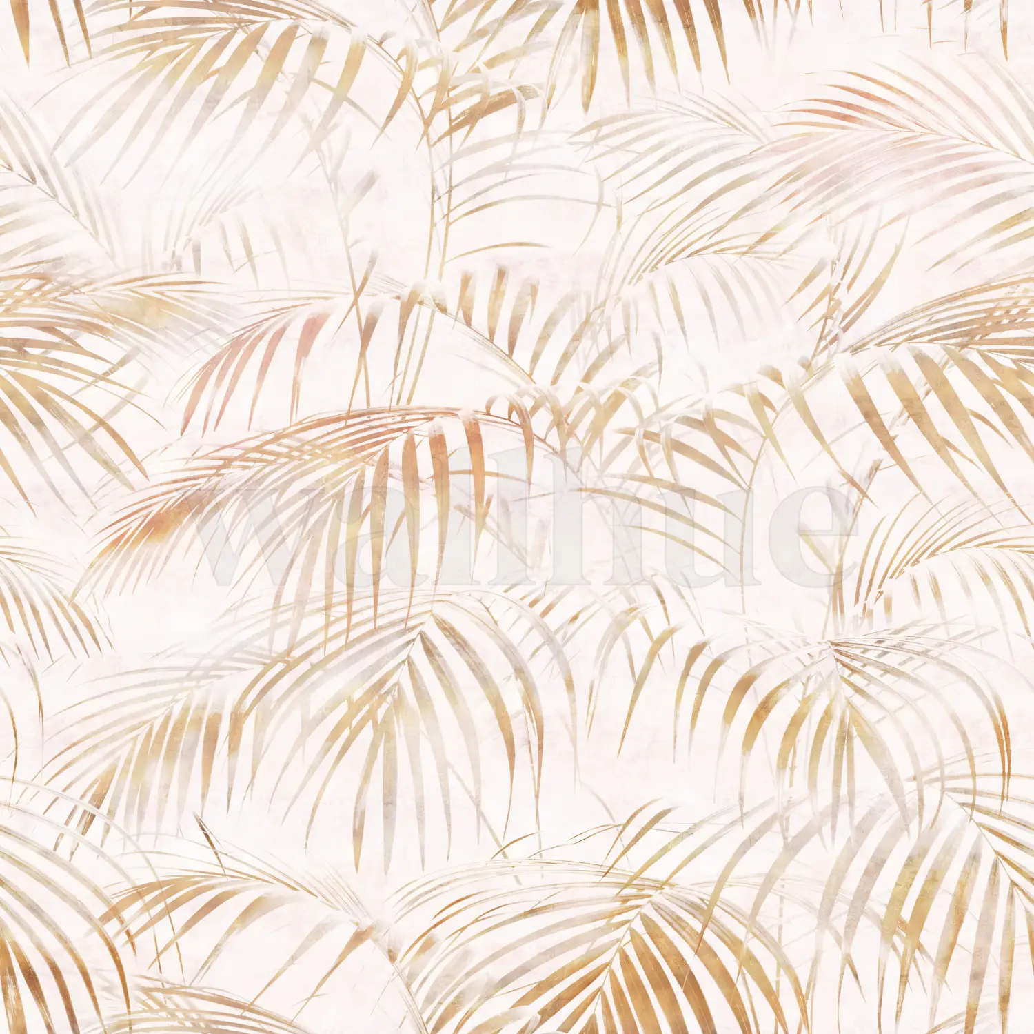 Tropical Palm Leaves Wallpaper Mural