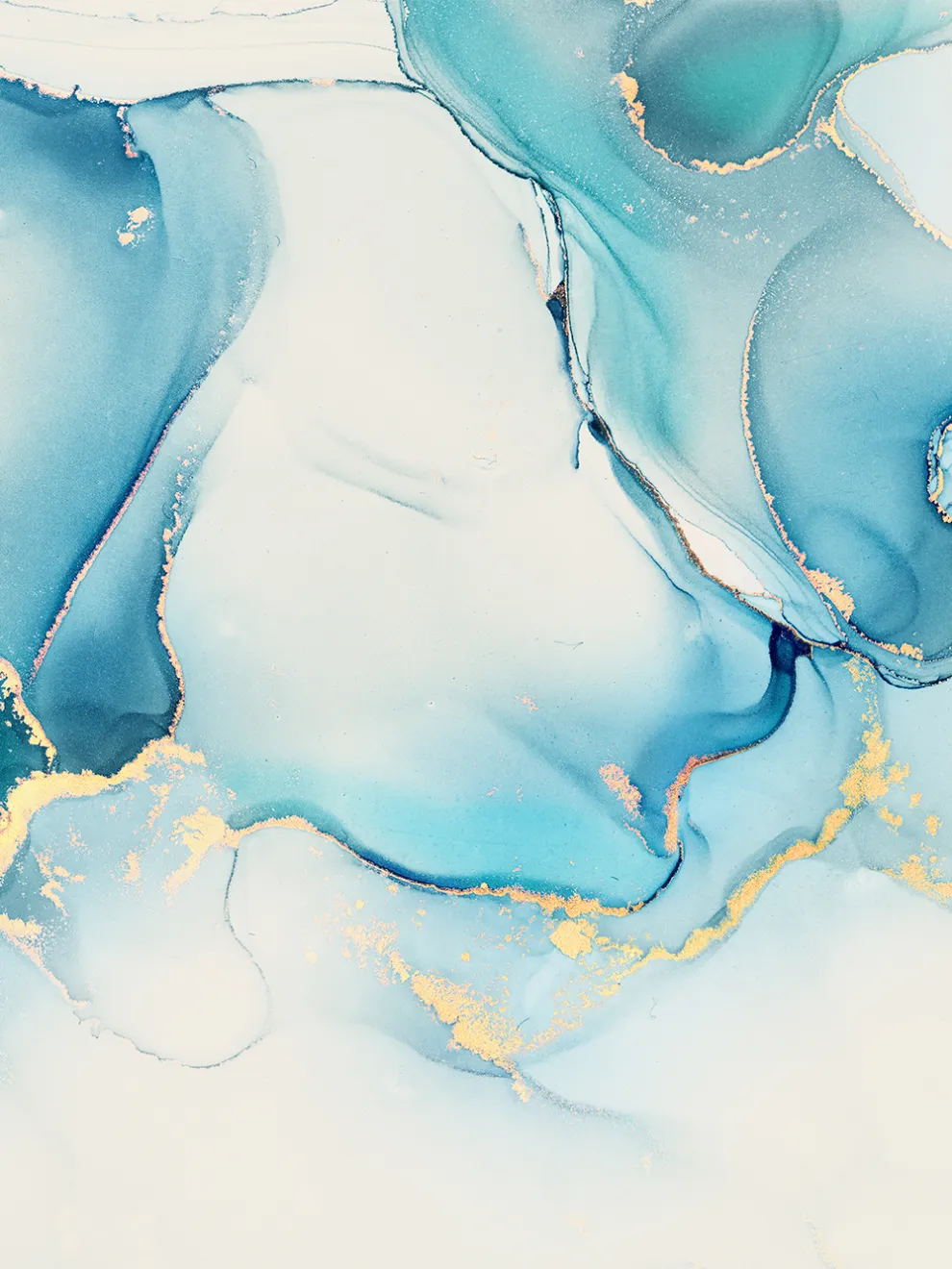 Abstract Luxury Marble Swirls Wallpaper Mural