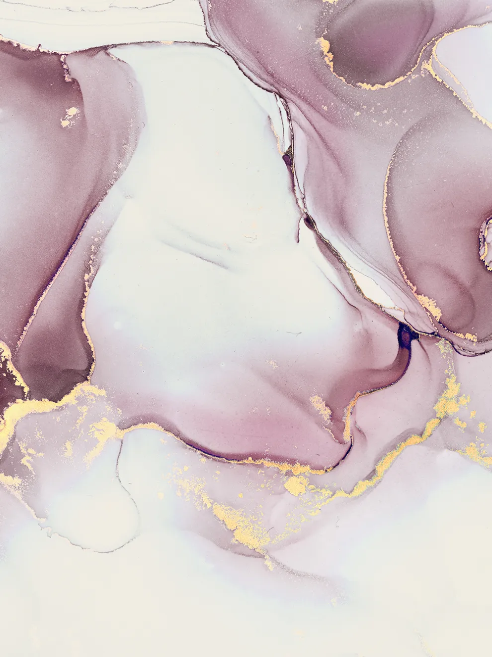 Abstract Luxury Marble Swirls Wallpaper Mural