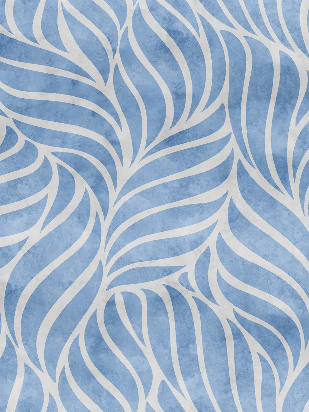 Abstract Wave Patterns Elegant Wallpaper Mural