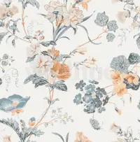 Botanical Garden Fresco Wallpaper Mural