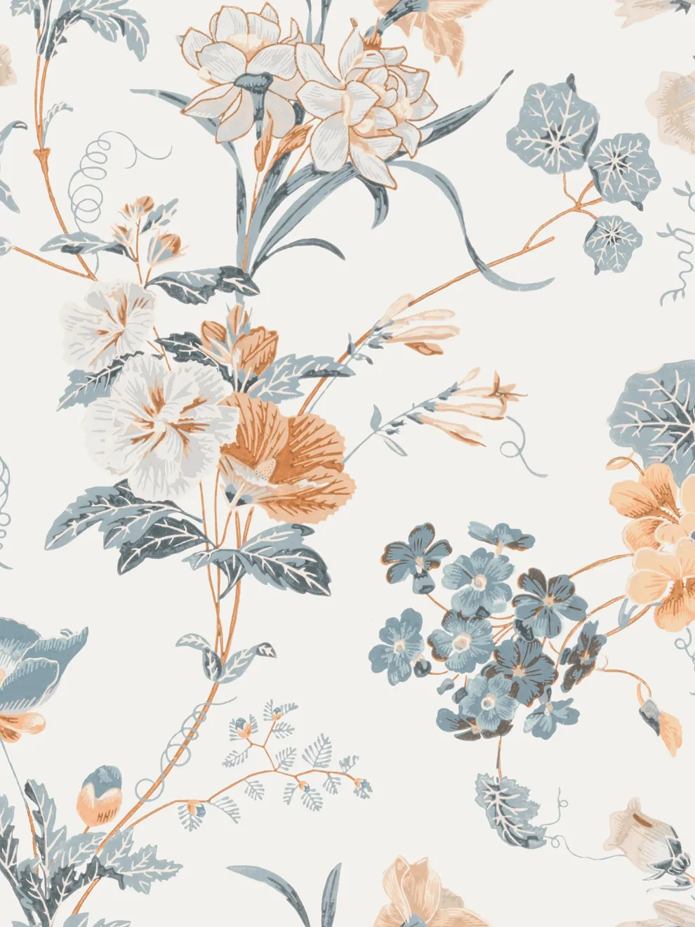Botanical Garden Fresco Wallpaper Mural