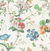 Botanical Garden Fresco Wallpaper Mural