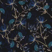 Midnight Botanical Elegance Wallpaper Mural