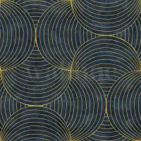 Geometric Circles Deluxe Wallpaper Mural