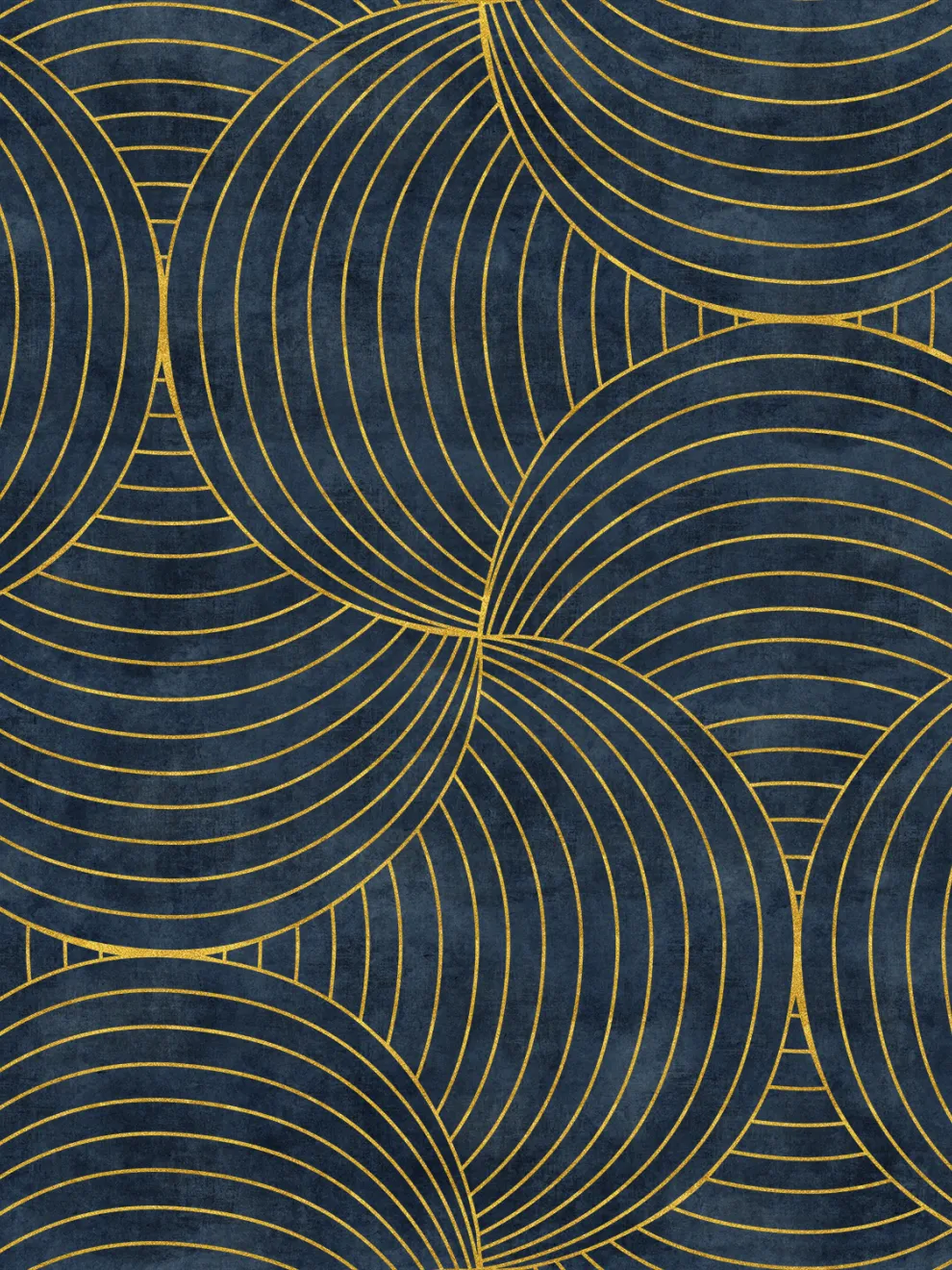 Geometric Circles Deluxe Wallpaper Mural