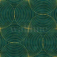 Geometric Circles Deluxe Wallpaper Mural