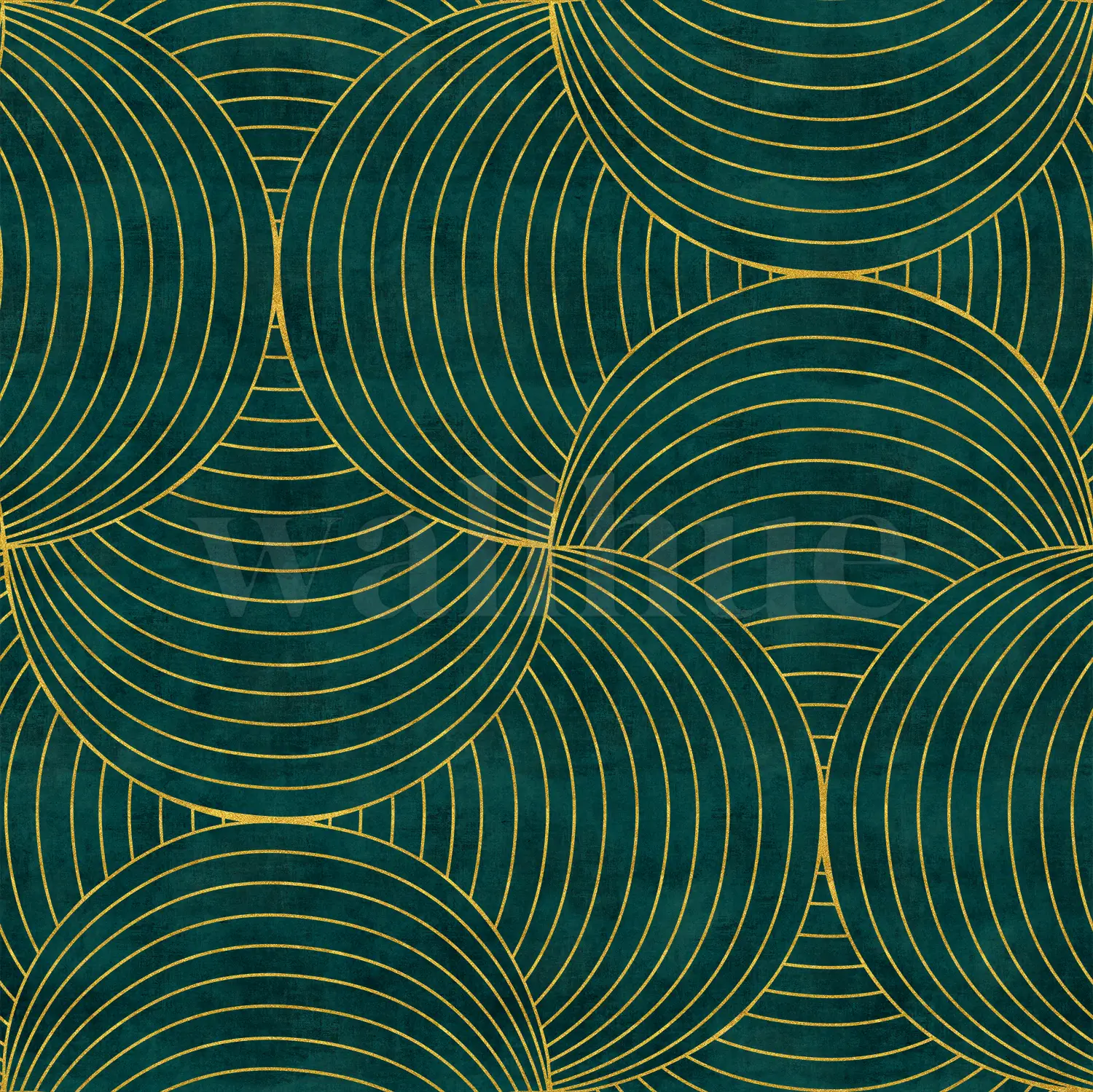 Geometric Circles Deluxe Wallpaper Mural