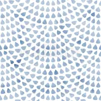 Abstract Aqua Raindrop Pattern Wallpaper Mural
