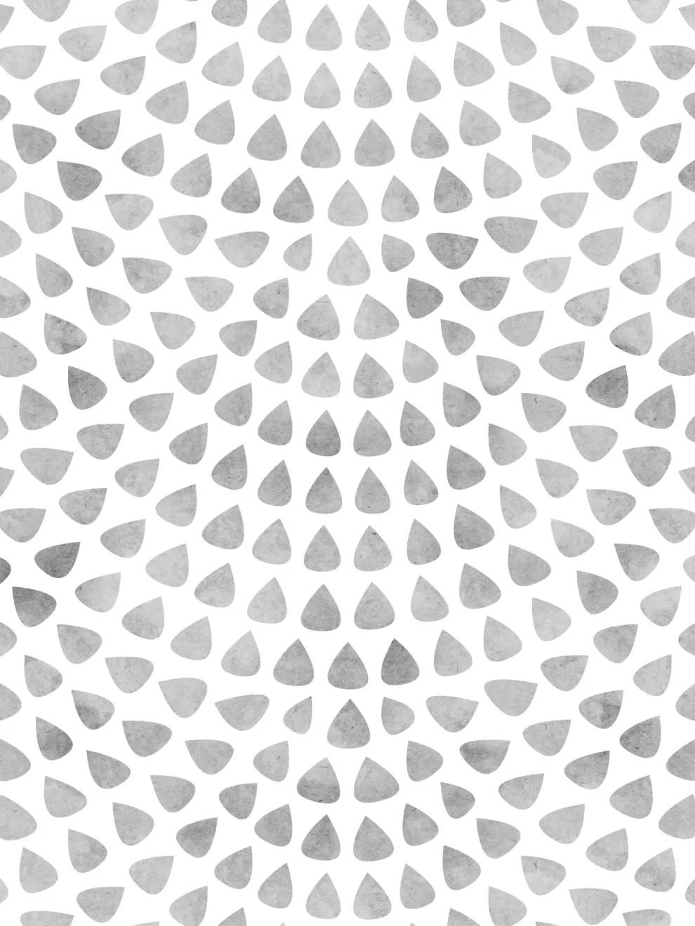 Abstract Aqua Raindrop Pattern Wallpaper Mural