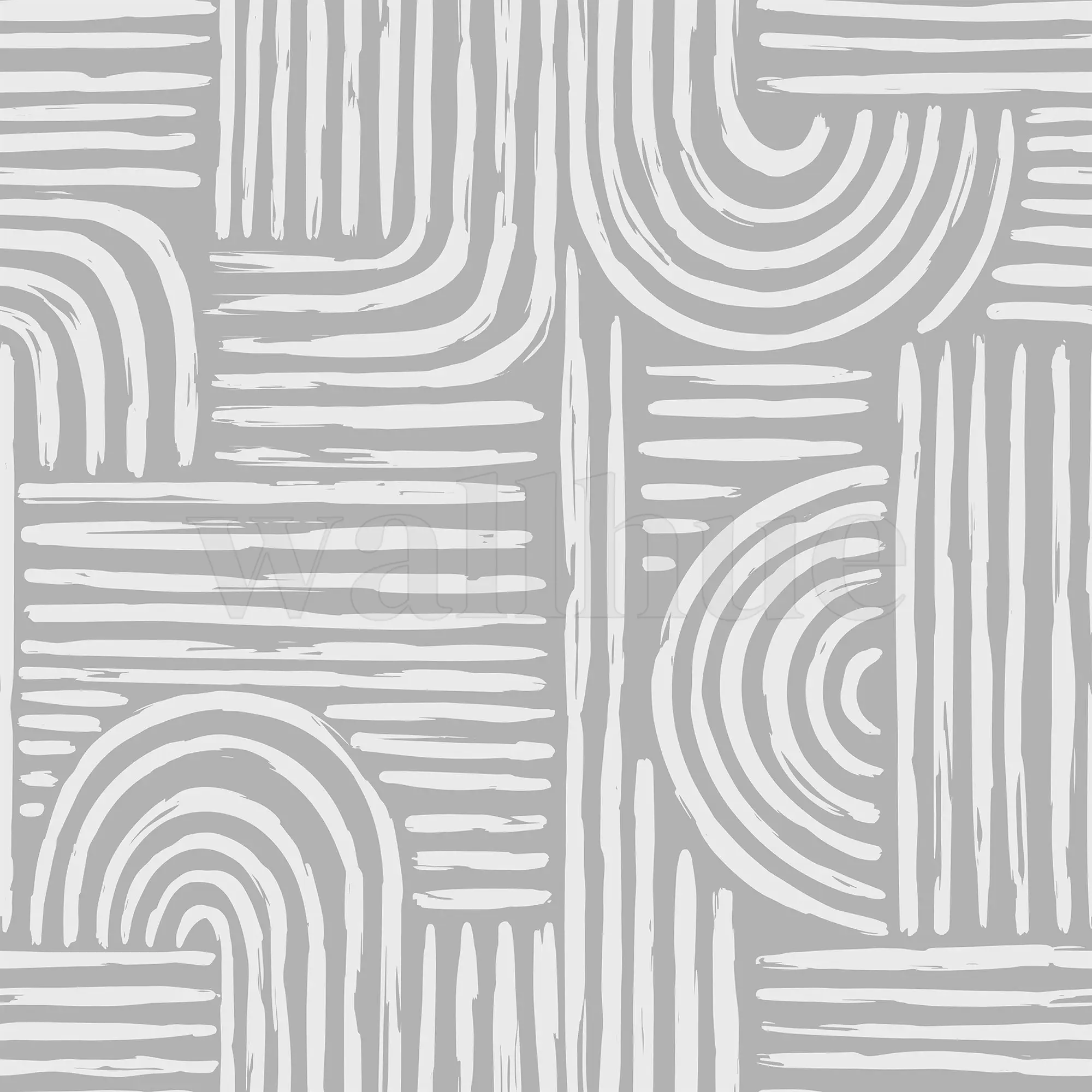 Abstract Minimalist Contour Lines Wallpaper Mural
