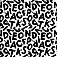 Modern Calligraphy Art Pattern Wallpaper Mural