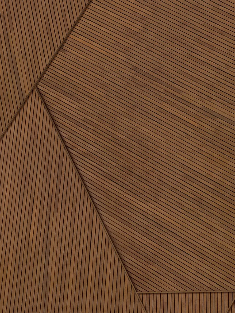 Modern Geometric Wood Effect Wallpaper