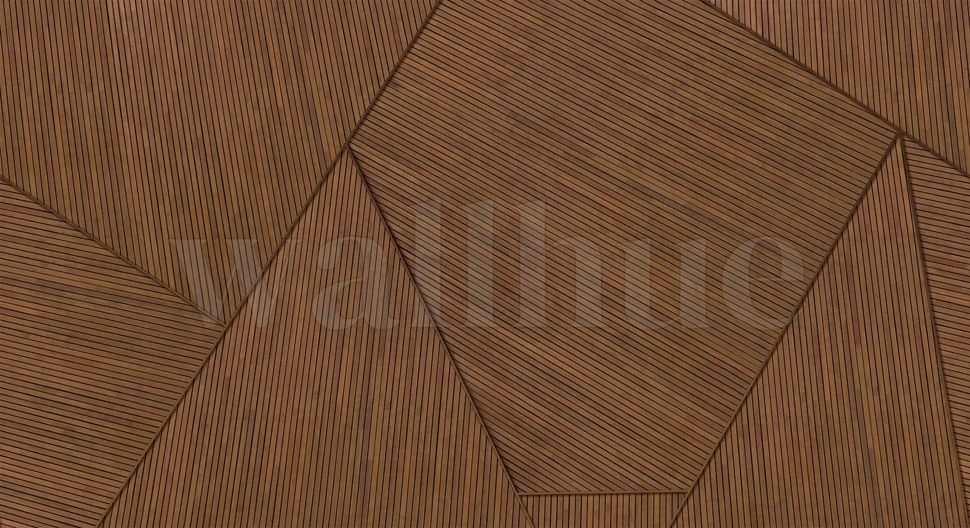Modern Geometric Wood Effect Wallpaper