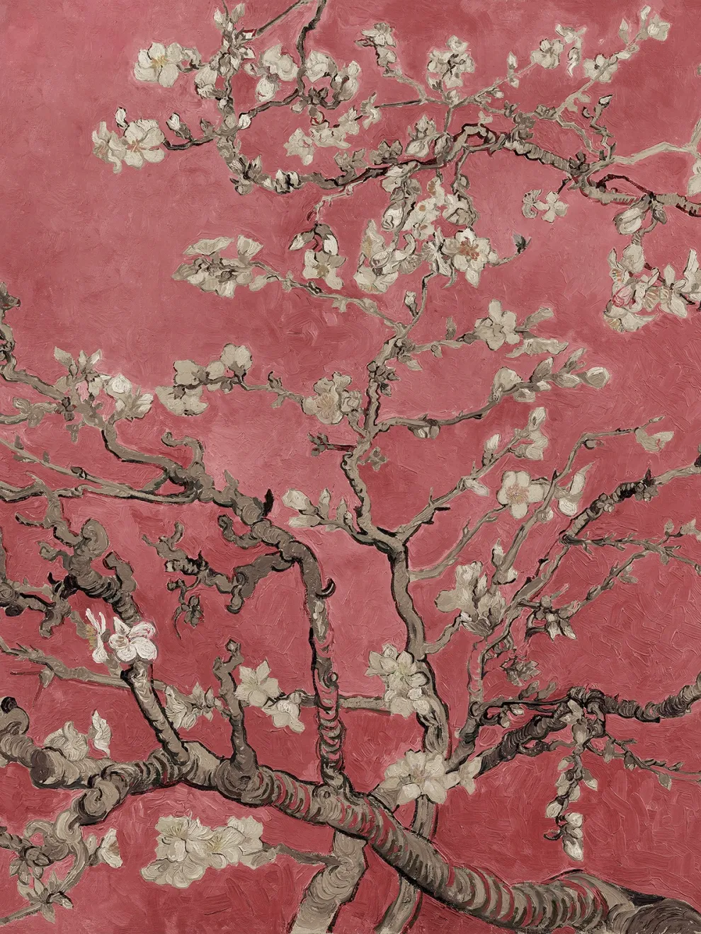 Van Gogh Almond Blossom Oil Paint Wallpaper Mural