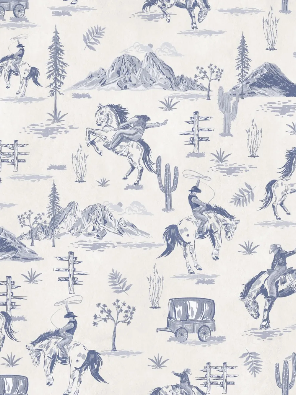 Western Cowboy Horses Adventure Wallpaper Mural