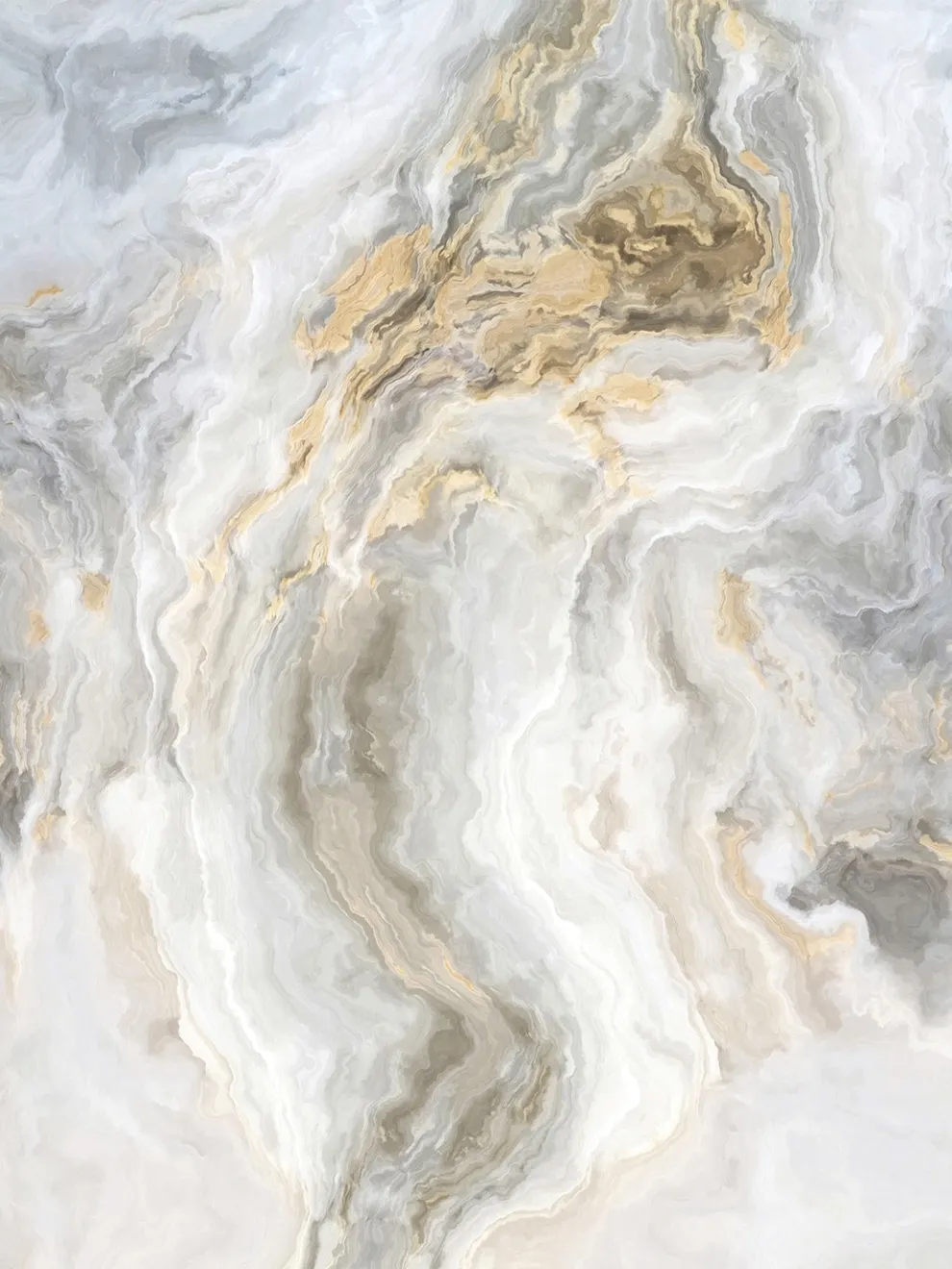 Enchanted Abstract Marble Design Wallpaper Mural