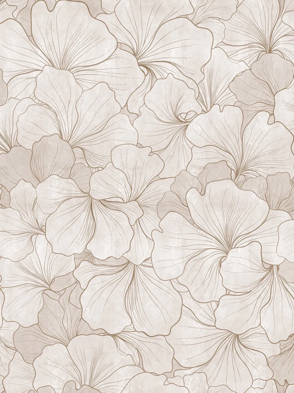Modern Gingko Leaf Wallpaper Mural