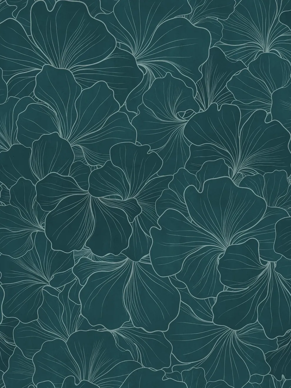 Modern Gingko Leaf Wallpaper Mural