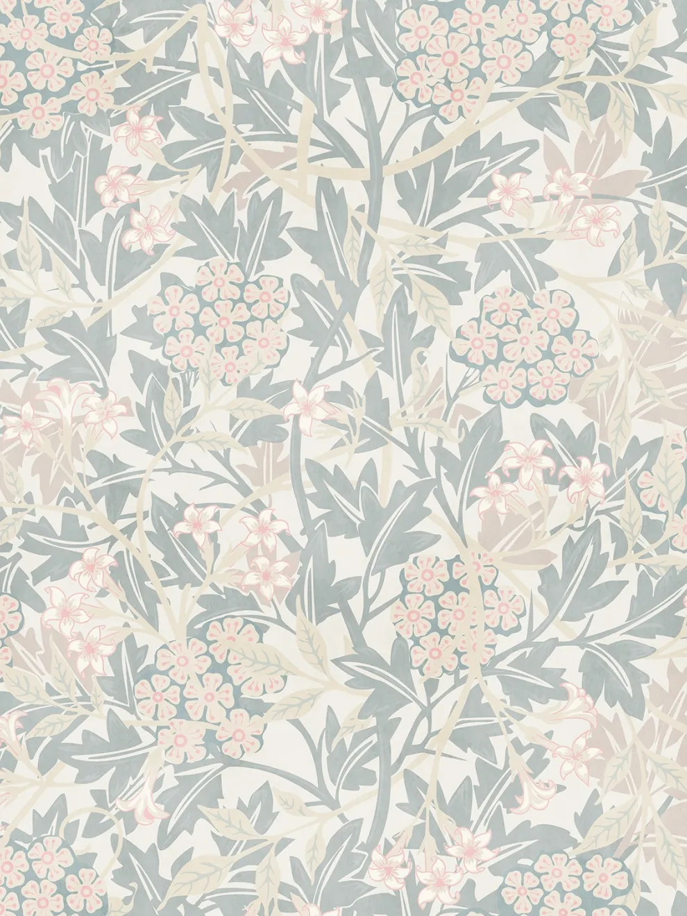 Kids Soft Pastel Botanical Wallpaper Mural