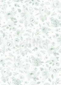 Elegant Soft English Floral Wallpaper Mural